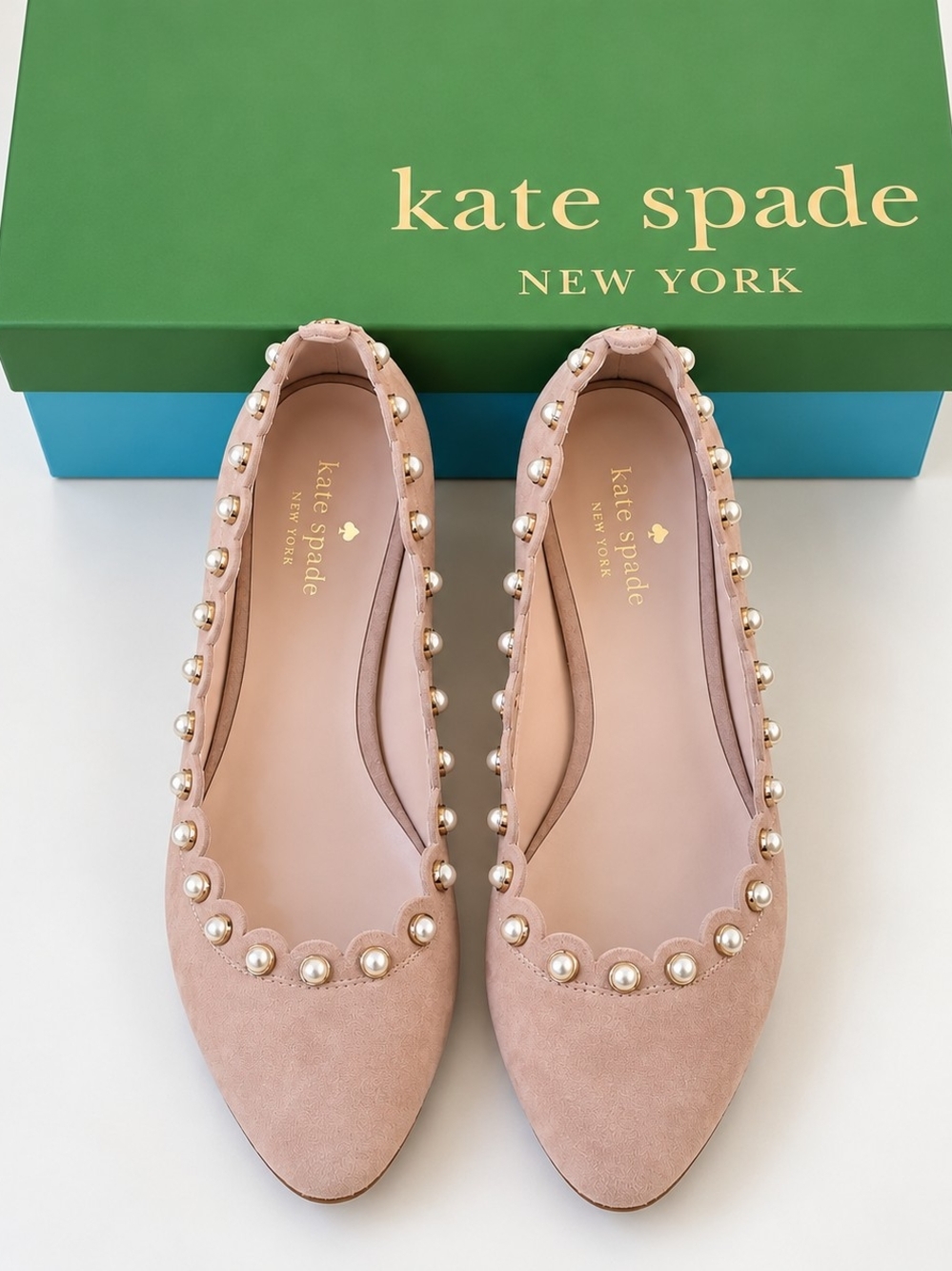Kate Spade New York Maeve Pearl Flats Size 8.5